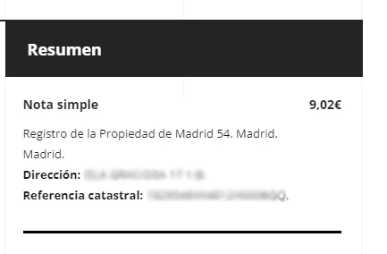 ¿Cuánto vale solicitar una nota simple?