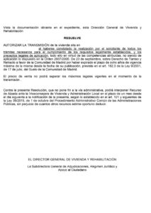 Autorización de venta 801/2005