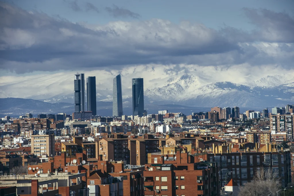 Fotografía de los distritos mas poblados de Madrid