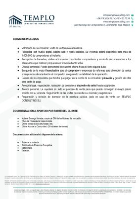 nota de encargo Templo Consulting
