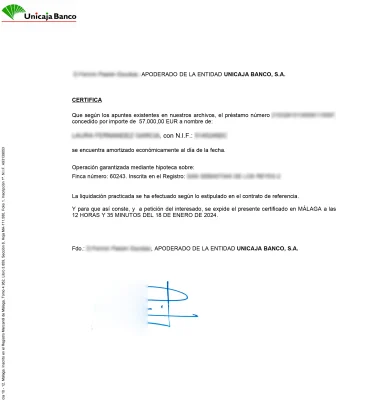 Certificado de deuda cero