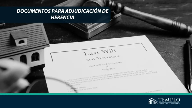 Documentos necesarios para hacer una adjudicación de herencia