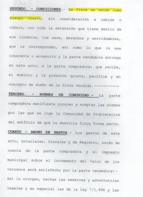Ejemplo de escritura de compraventa compraventa de cuerpo cierto