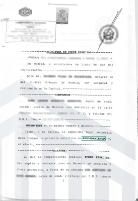 Poder notarial