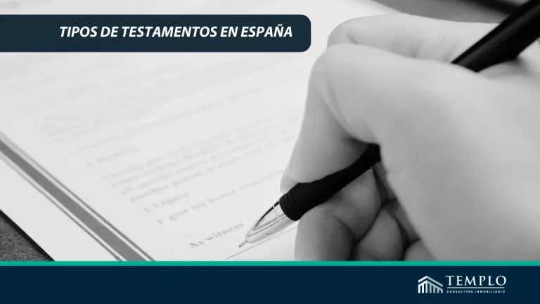 Qué tipos de testamento existen en España