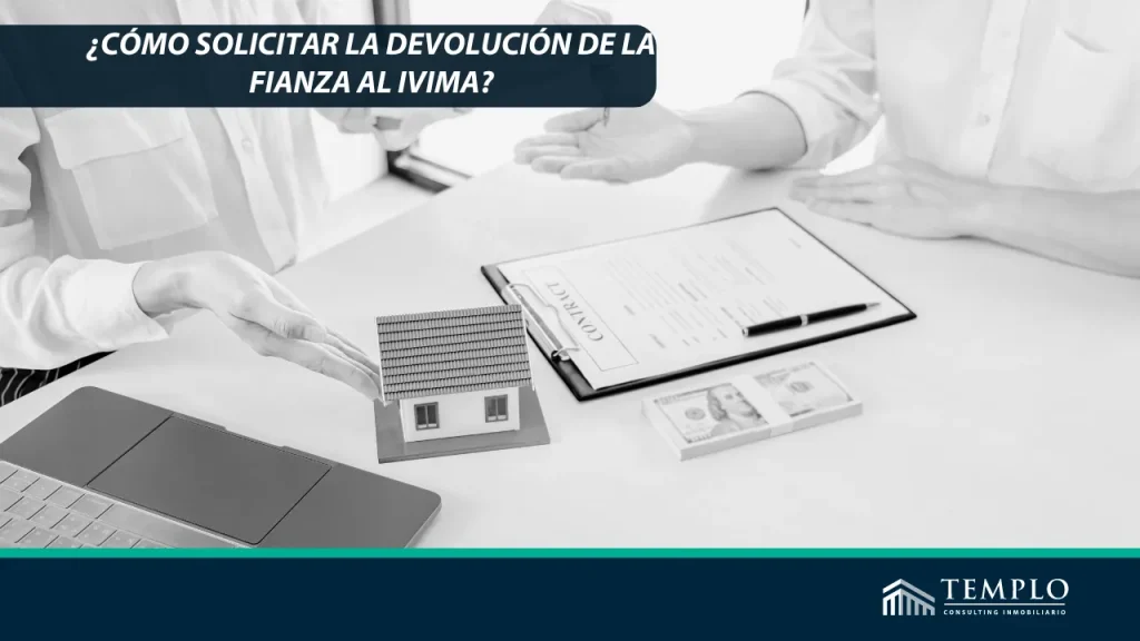 Imagen de un formulario de solicitud de devolución de fianza al IVIMA