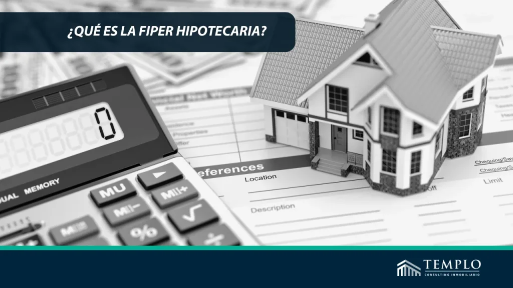 Imagen de una calculadora junto a documentos y una vivienda.
