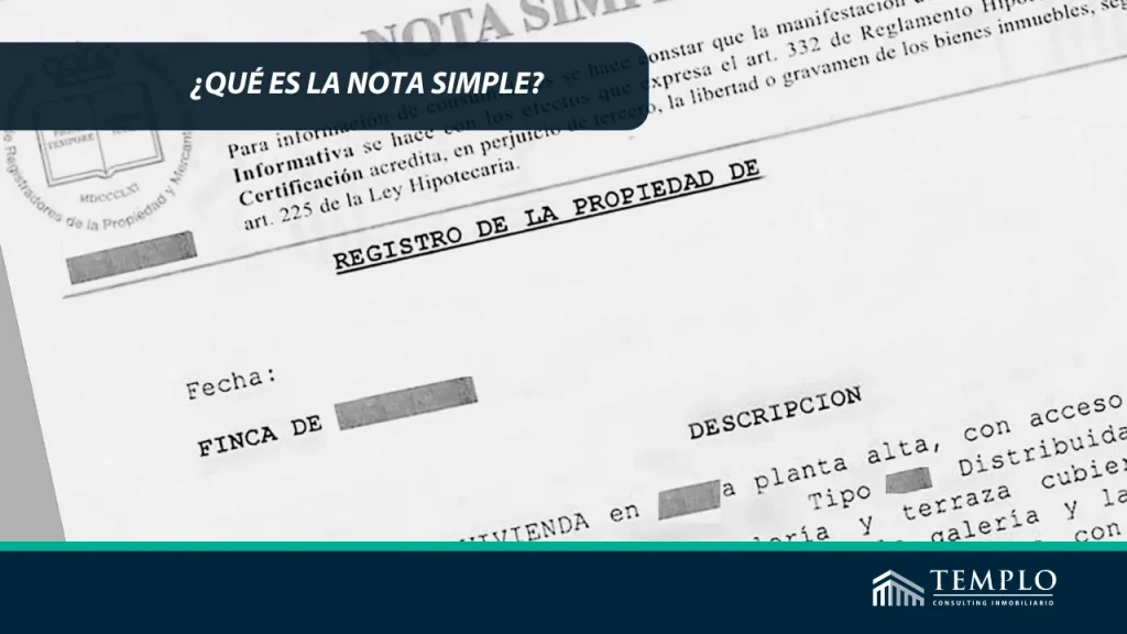 Qué es la nota simple