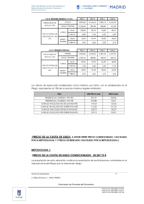 Los valores de repercusión establecidos como máximos, por tanto, son los establecidos en el Pliego, equivalentes al 15% de los precios máximos legales