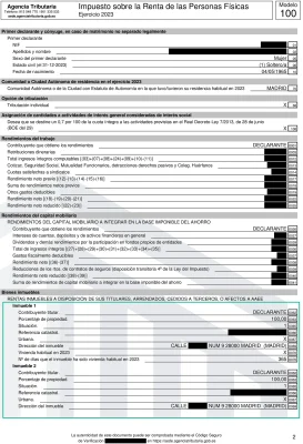 Declaración de la renta vivienda habitual