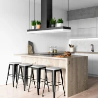 Cocina minimalista y moderna
