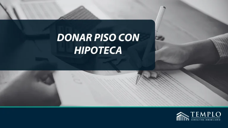 Donar piso con hipoteca