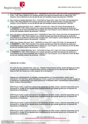 Ejemplo de una nota simple con proindivisos
