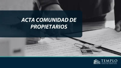 Acta comunidad de propietarios
