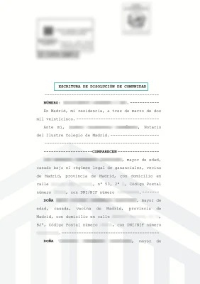 Extinción de Condominio