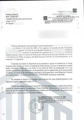 Autorización de Venta VPO