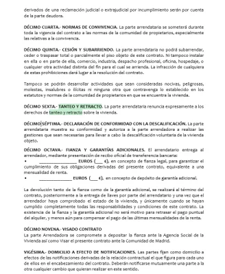 Derecho de tanteo y retracto ejemplo