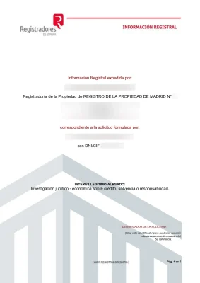 Nota simple Cancelación del Préstamo Hipotecario del Instituto Nacional de la Vivienda