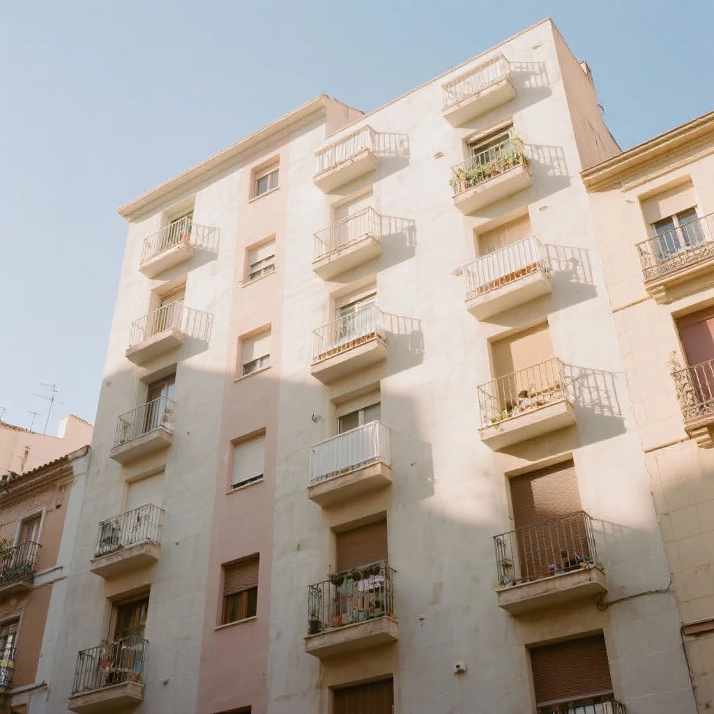 Edificio en el centro de madrid con una vivienda ocupada