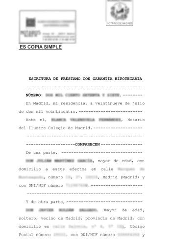 Escritura de cancelación