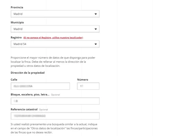 Solicitar nota simple online